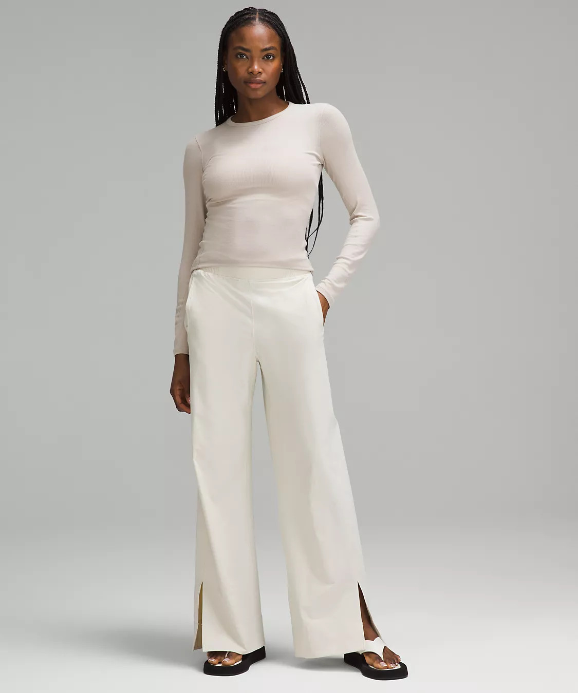 Stretch Woven Wide-Leg High-Rise Pant | Lululemon (US)