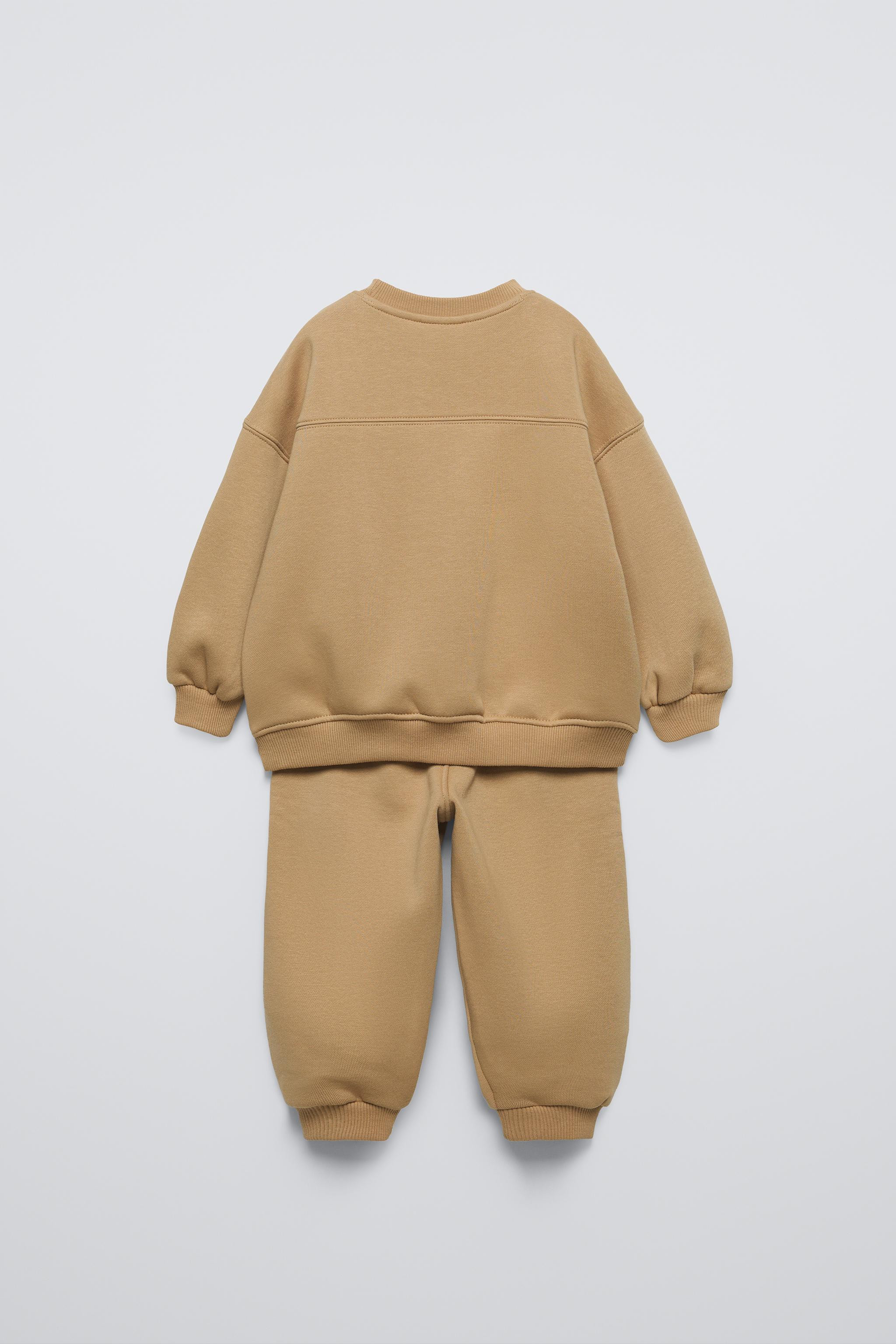 LABEL SWEATSHIRT AND JOGGERS MATCHING SET | Zara US
