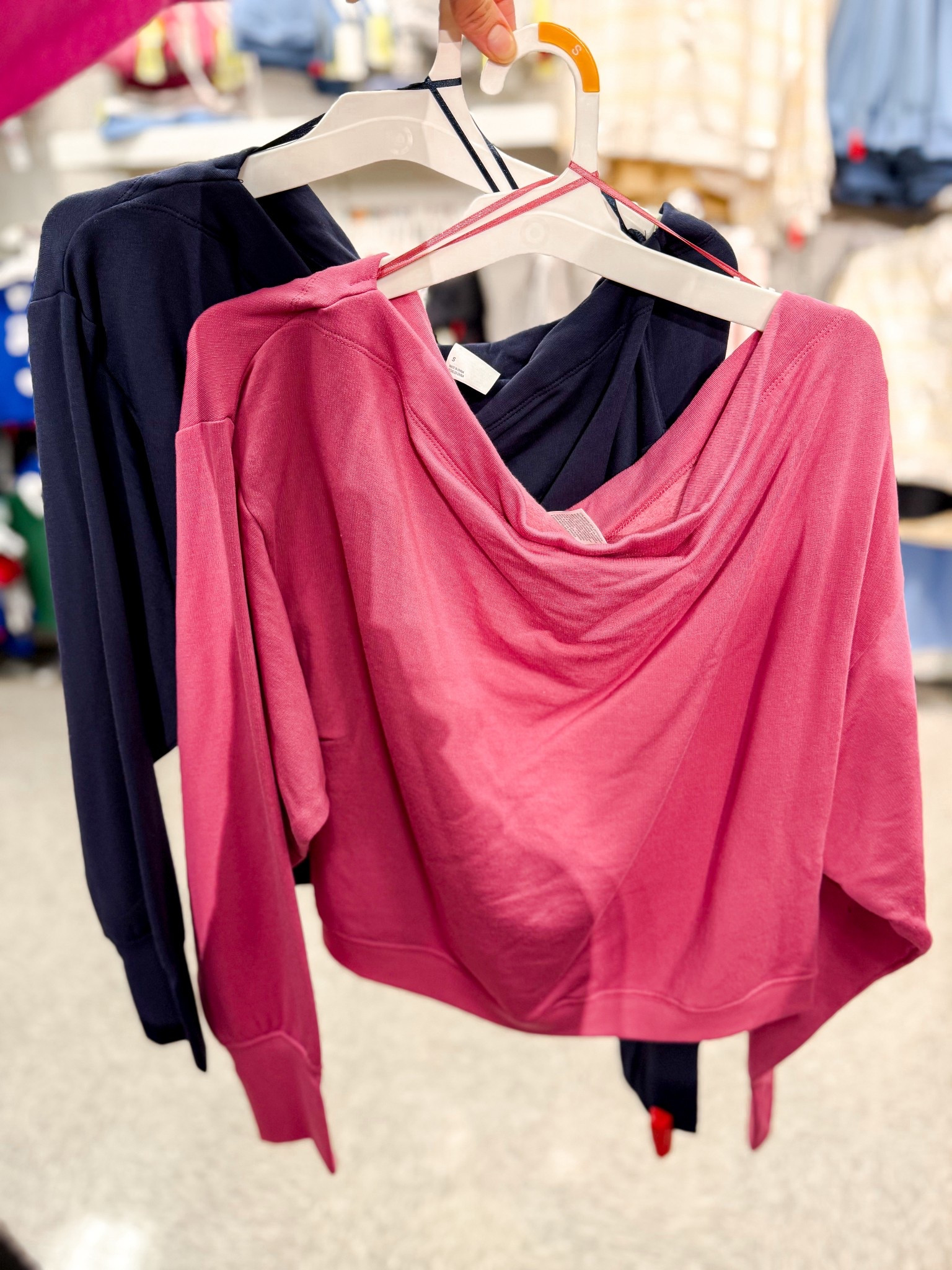 Off the shoulder sweatshirts now online!