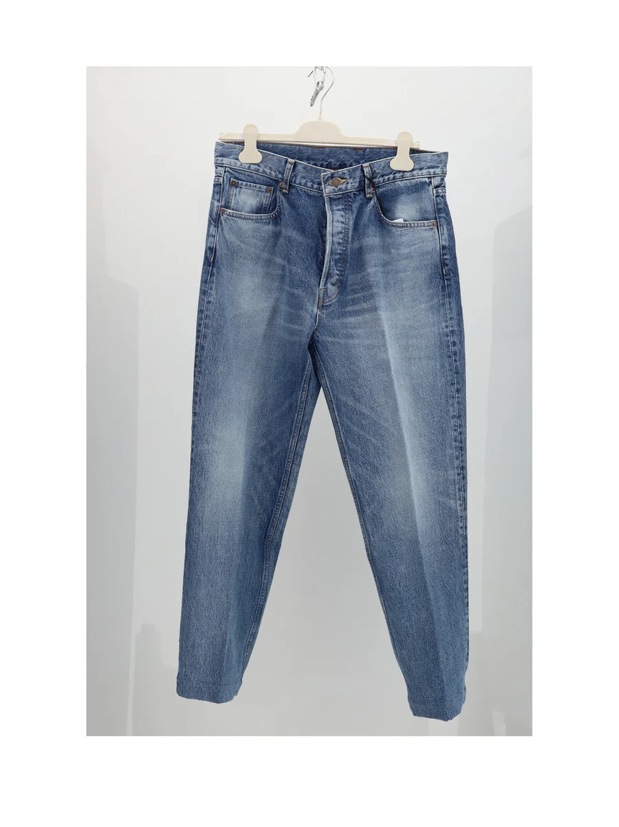 Celine Boyfriend Cotton Jeans — Blue | Italist Inc.