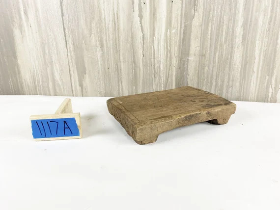 Eastern European Bleached Wooden Chopping Board Riser, Bread Cheese Board Riser, Cutting Board, A... | Etsy (US)