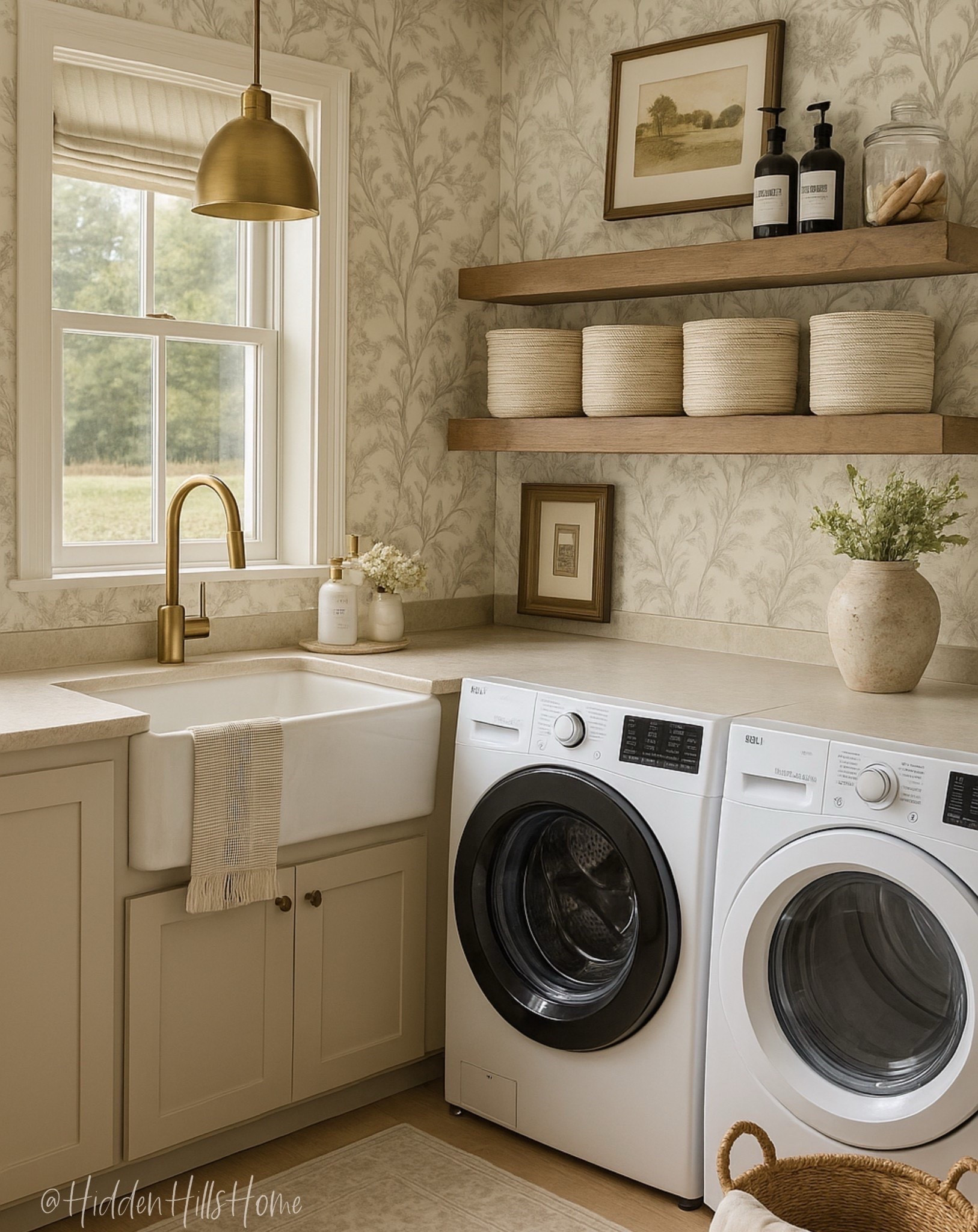 laundry room decor, laundry room design, laundry room wallpaper,laundry room mood board, home decor 
Wall color is SW Analytical Gray



#LTKSaleAlert #LTKHome #LTKSeasonal