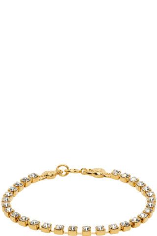 Gold Crystal Bracelet | SSENSE