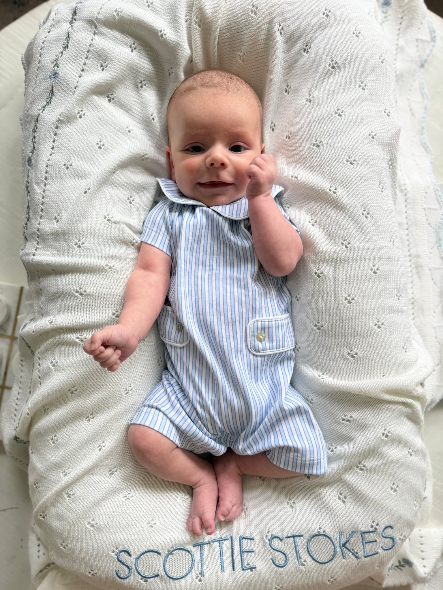 Scottie is wearing a 0-3 month and it fits a little big and he’s 2 months! 



#LTKBaby #LTKFamily #LTKSaleAlert