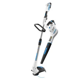 Greenworks 24V 12-inch Cordless String Trimmer & 330 CFM Leaf Blower Combo with 2.0 Ah Battery an... | Walmart (US)