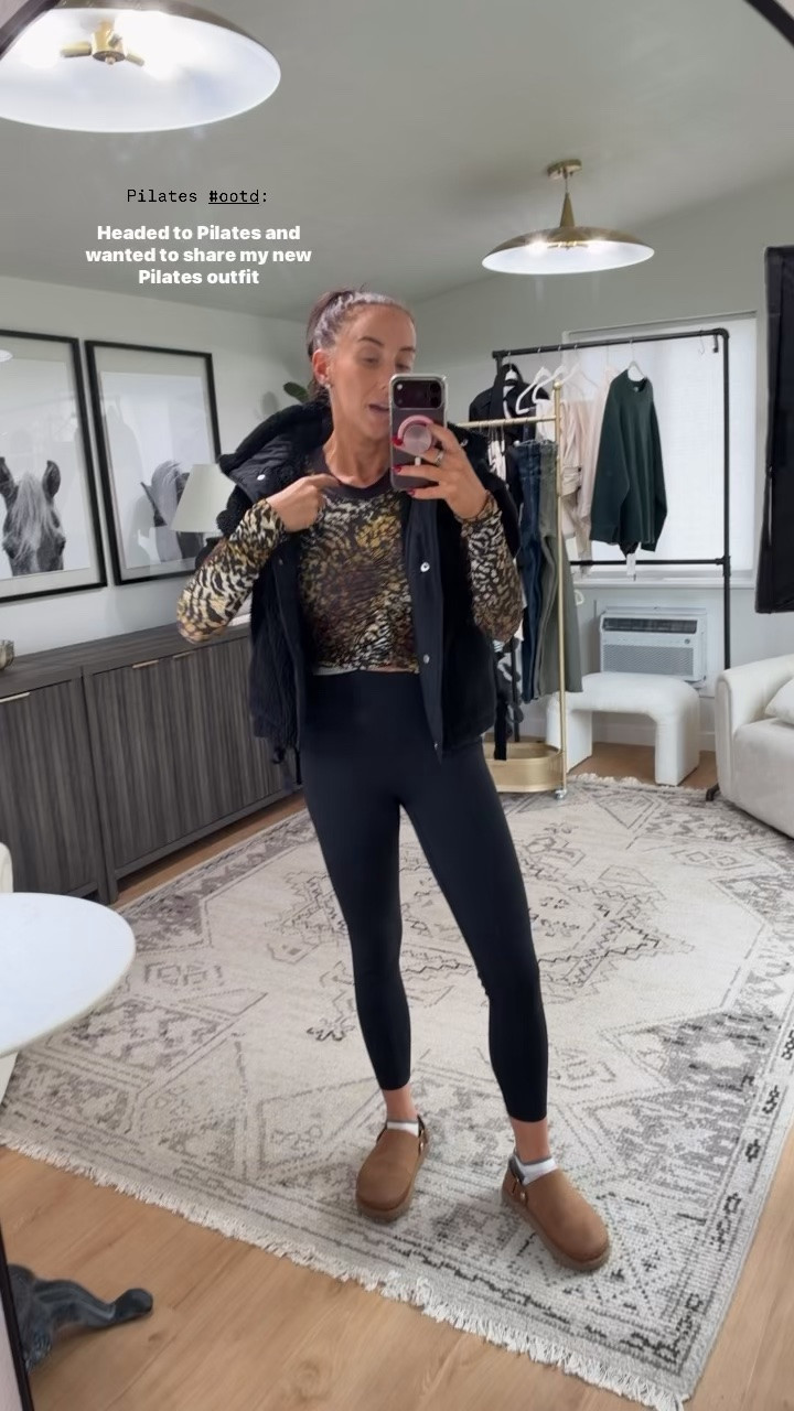Pilates #ootd 

Long sleeve: S
Fleece vest: XS
Spanx leggings: M

Save 20% off these buttery-soft, smoothing leggings + more @Spanx  favorites. Open the product in the LTK app, tap “Copy Promo Code,” then paste at checkout!

#LTKootd #LTKgrwm #LTKActive