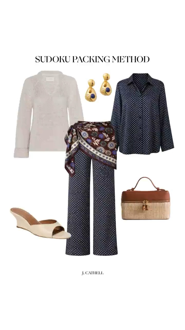 The packing method that actually works ✈️✨

If you’ve ever overpacked and still felt like you had nothing to wear… this is for you. The *sudoku packing method* is all about a simple 3x3 grid—3 tops, 3 bottoms, 3 layers—where every piece works with every other piece. The result? Effortless outfits every time (and way less in your suitcase).

It’s not just packing lighter—it’s packing smarter. Save this for your next trip and tap to shop the pieces I’d build my grid with. 🤍#PackingTips #CapsuleWardrobe #TravelStyle #OutfitPlanning #LTKFinds
 

 

#LTKTravel #LTKootd #LTKOver40 #LTKTravel