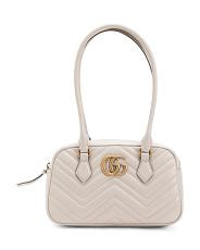 Made In Italy Leather G G Marmont Shoulder Bag | TJ Maxx