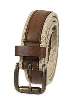 Leather Stripe Belt | Belk