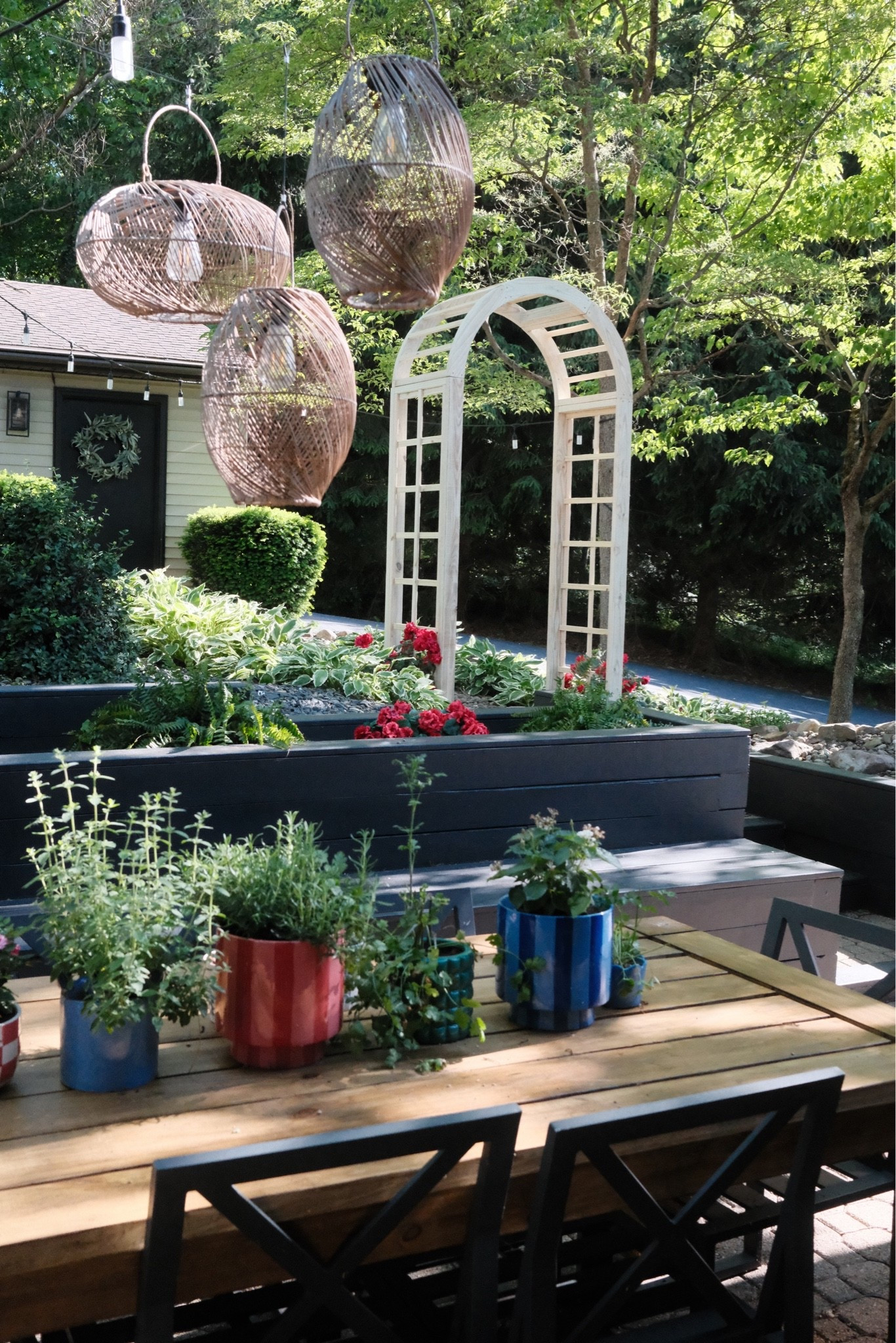DIY arched garden trellis, linked the plans we used for you!

#LTKHome #LTKSeasonal