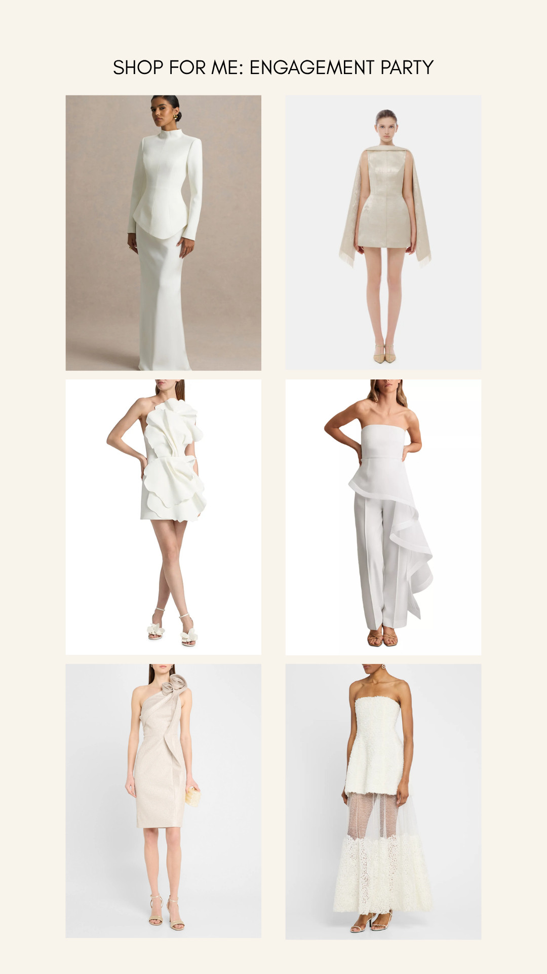 Engagement Party Look #bridal 

 #LTKParties #LTKStyleTip #LTKWedding