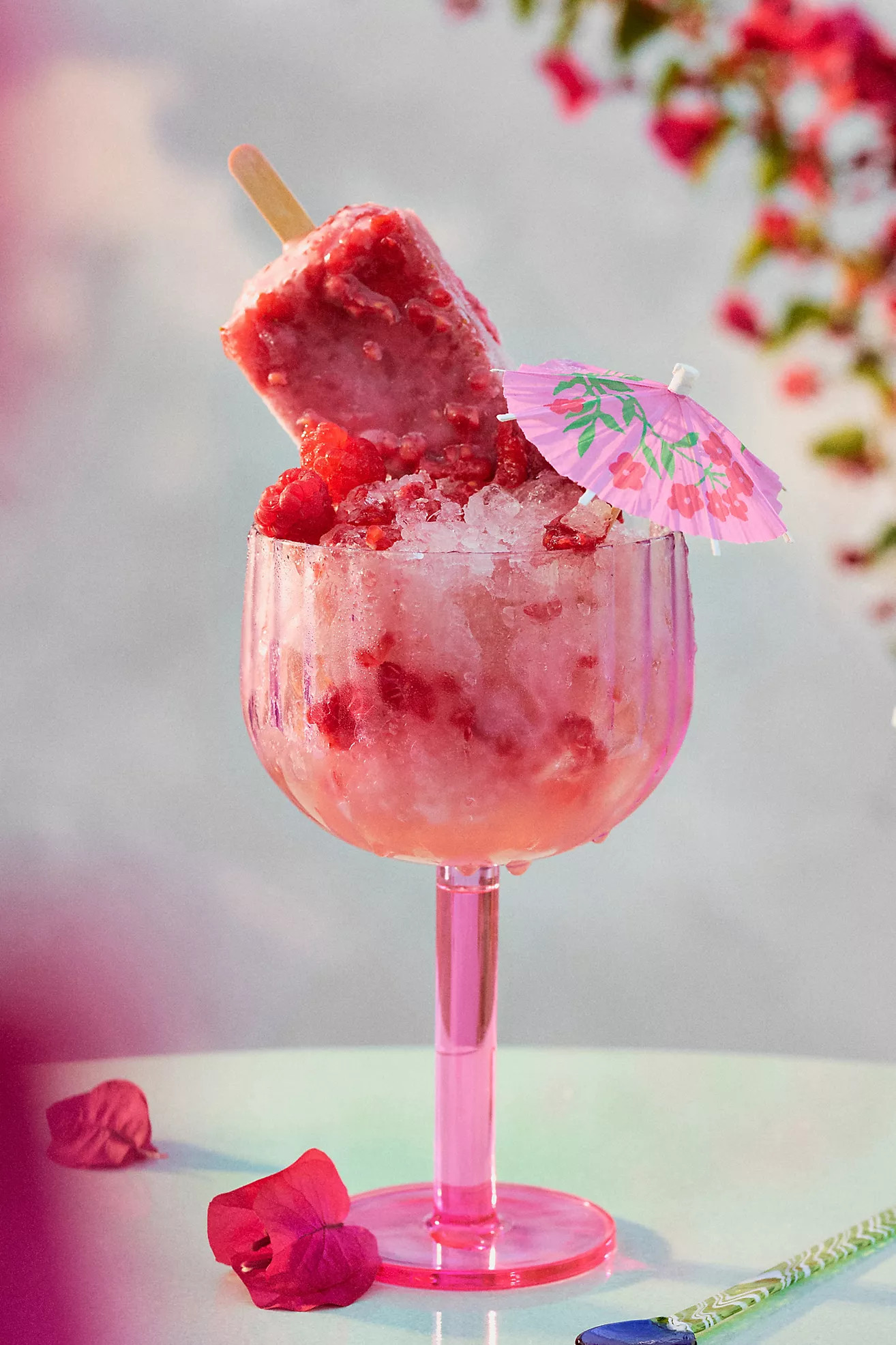 Raquel Scallop Acrylic Wine Glasses, Set of 4 | Anthropologie (US)