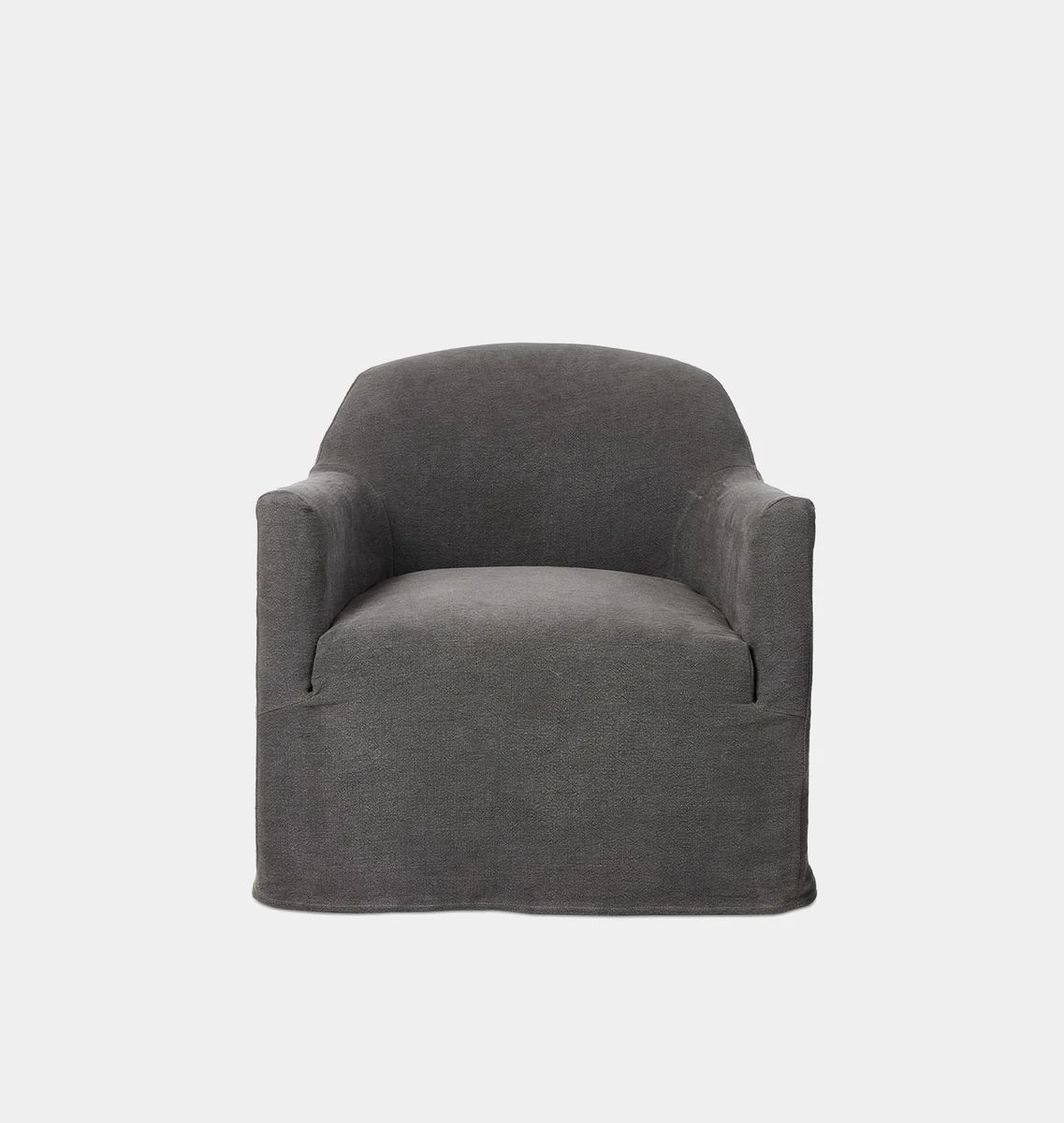 Lowell Slipcover Swivel Chair | Amber Interiors