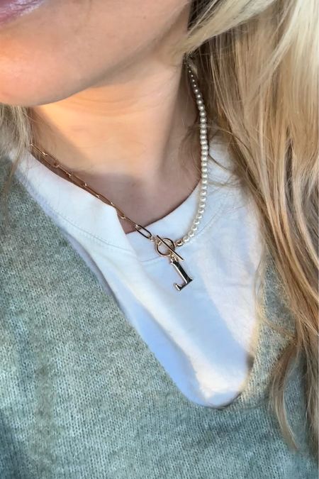Pearl initial necklace for under $20

#LTKfindsunder50 #LTKstyletip #LTKMostLoved