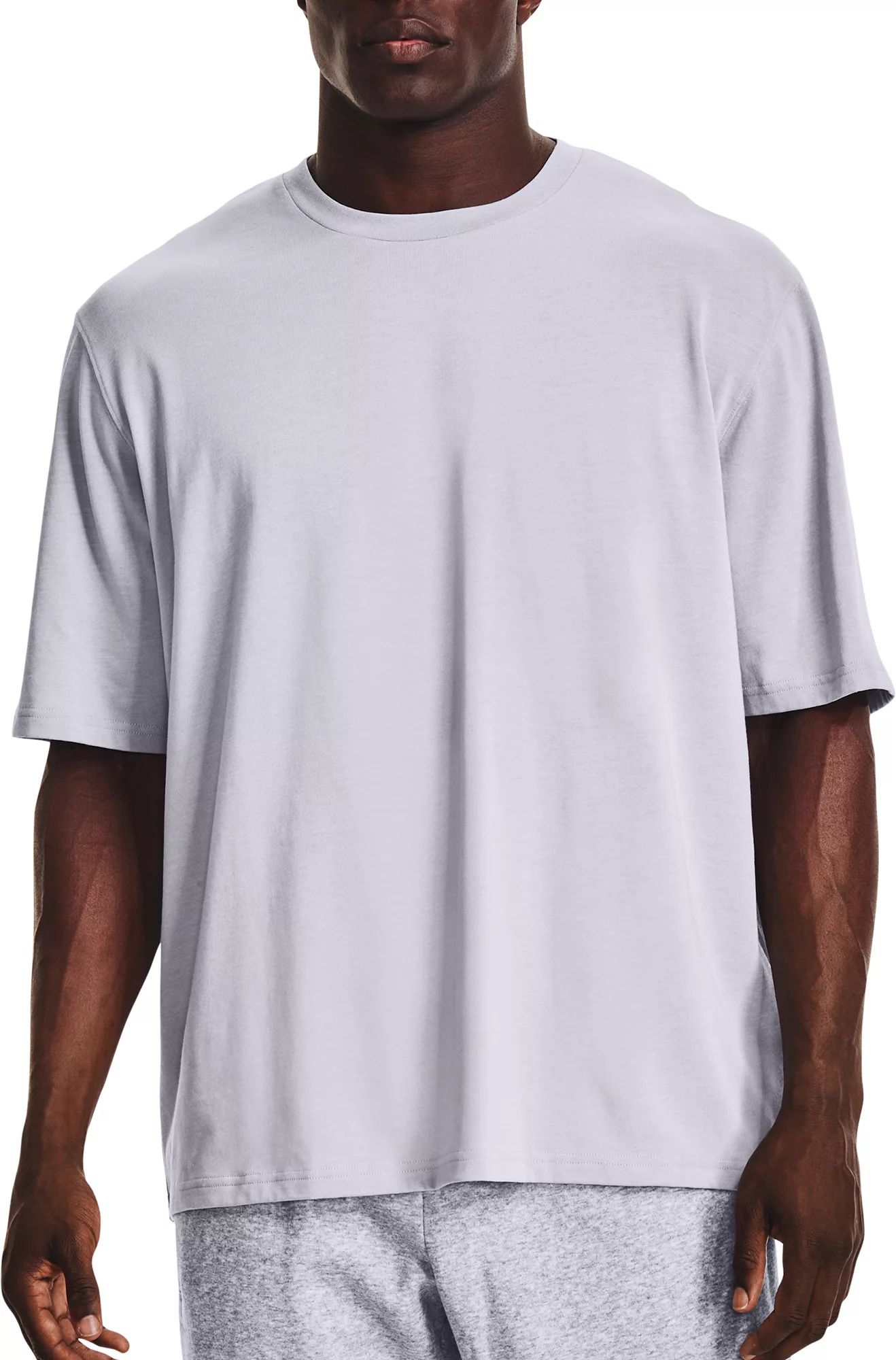 Under Armour Men's Playback Boxy Short Sleeve T-Shirt, Small, Mod Gray/White | Dick's Sporting Goods