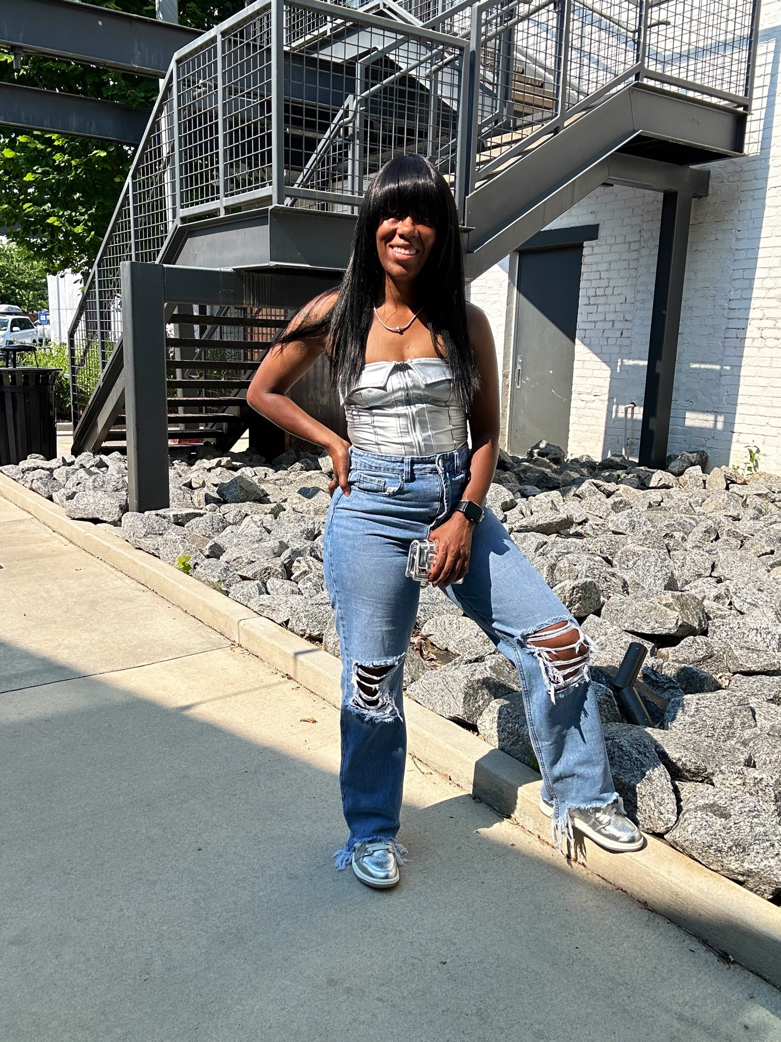 Music festival outfit idea! Summer outfit, festival outfit

I’m wearing a size xs in the silver bustier and a size small in high waisted distressed jeans 

#LTKStyleTip #LTKFindsUnder50 #LTKSeasonal