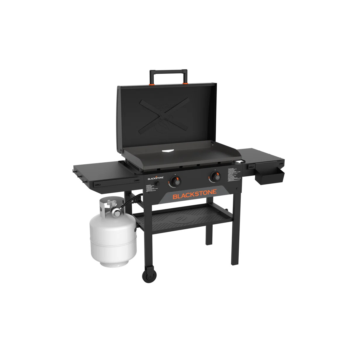 Blackstone 2-Burner 28" Omnivore Propane Griddle with Hood | Wayfair North America