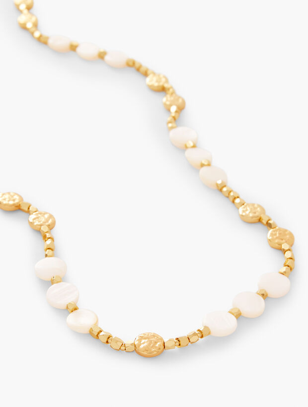 Mother-Of-Pearl Long Necklace | Talbots