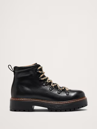 Italian Leather Alpine Boot | Banana Republic (US)