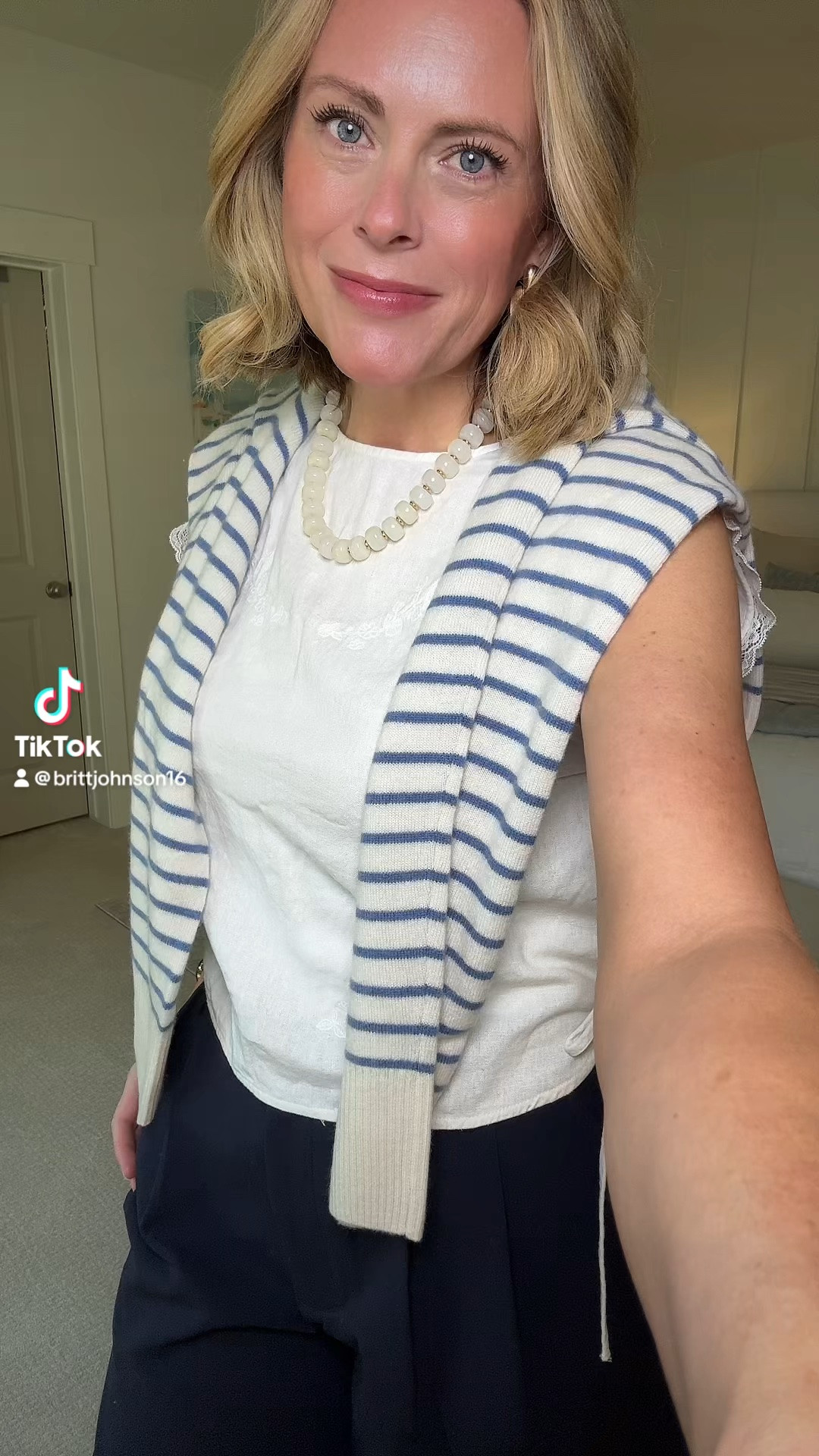 Spring/Summer outfit inspo from Target and Walmart 

Size small in the top 
Size medium in the sweater 
Size 10 in the shorts

#LTKootd #LTKOver40 #LTKSeasonal