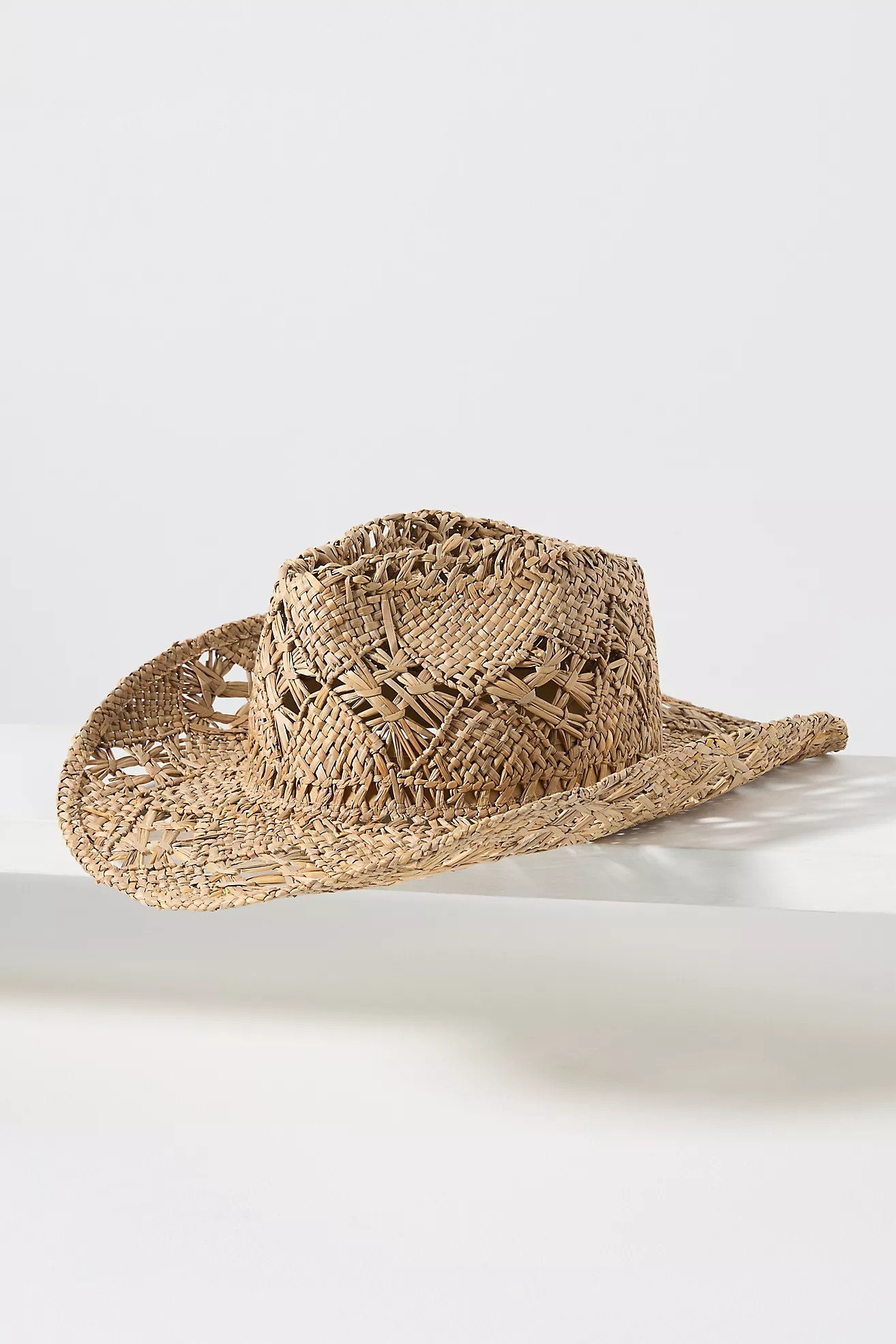 Wyeth Straw Cutwork Rancher | Anthropologie (US)