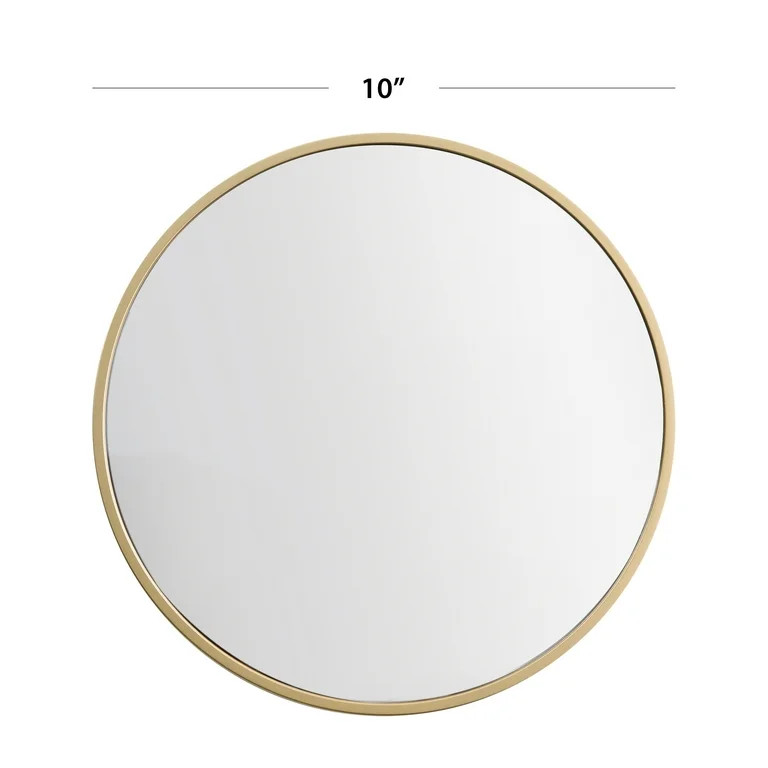 Mainstays 3 pc Set Gold Round Wall Mirror | Walmart (US)