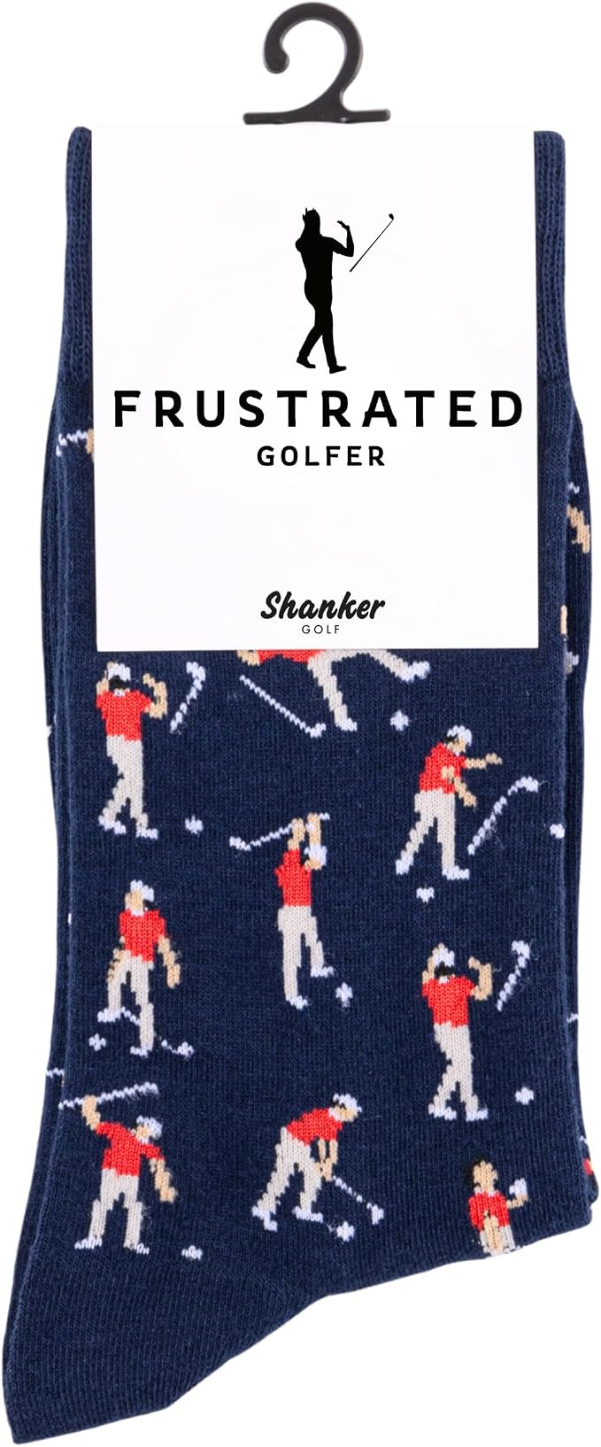 Shanker Golf Socks - Funny Angry Golfer Socks - Funny Golf Gift for Men - 1 x Pair, Size 10-13 - ... | Amazon (US)