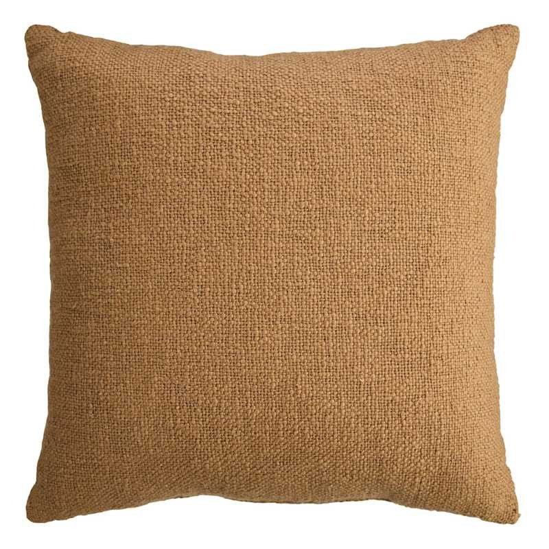 Tannin Crosshatch Textured Throw Pillow, 20" | At Home