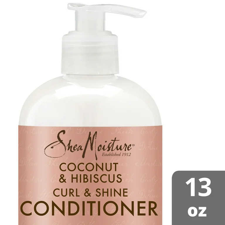 SheaMoisture Curl Shine Silicone Free Conditioner Coconut Hibiscus for Curly Hair Moisturize & De... | Walmart (US)