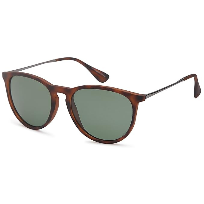 Gamma Ray Women's Polarized Sunglasses - Round Retro Mirrored Sunglasses Colors | Amazon (US)