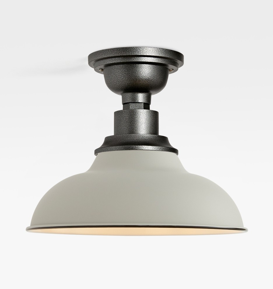 Carson 12" Semi-Flush Fixture
 | Rejuvenation | Rejuvenation