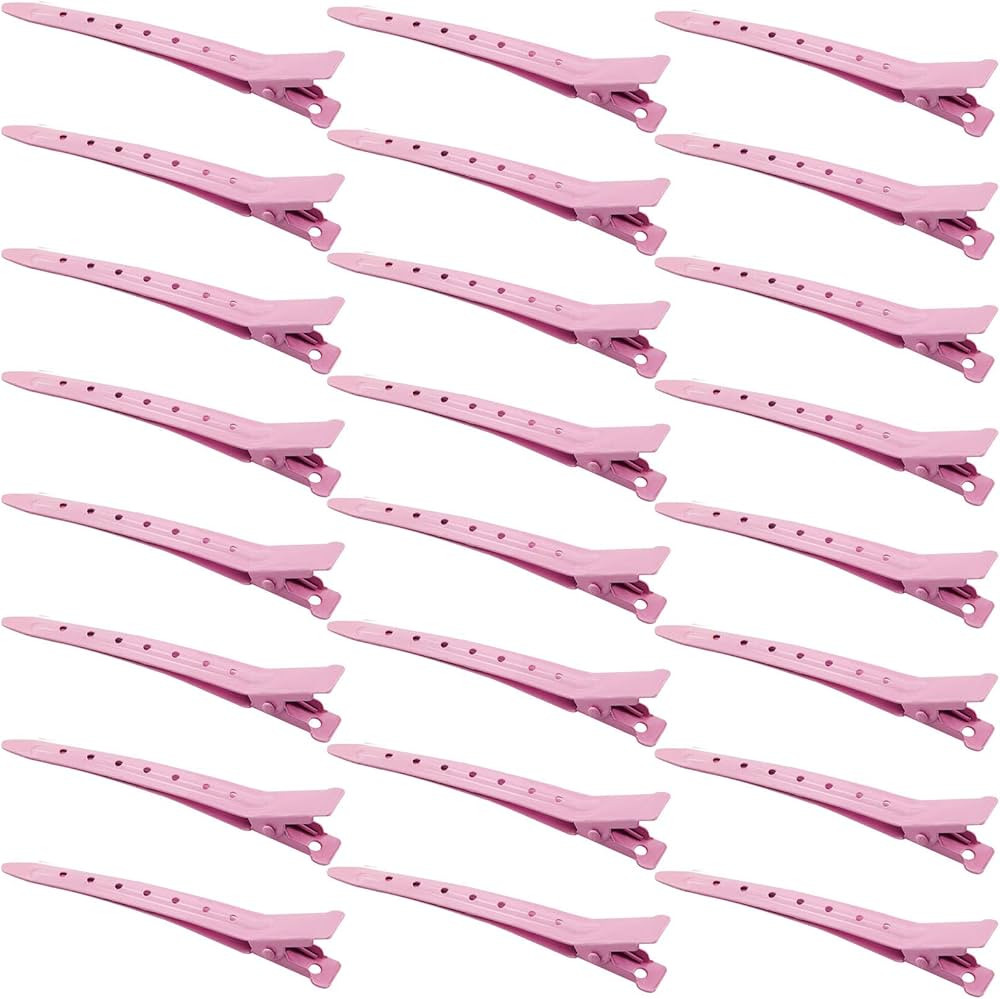24 Packs Duck Bill Clips, Bantoye 3.35 Inches Rustproof Metal Alligator Curl Clips with Holes for... | Amazon (CA)