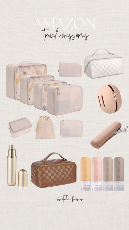 Amazon travel essentials! Makeup bag, sponge holder, travel bottles 

#LTKFind #LTKunder50 #LTKstyletip
