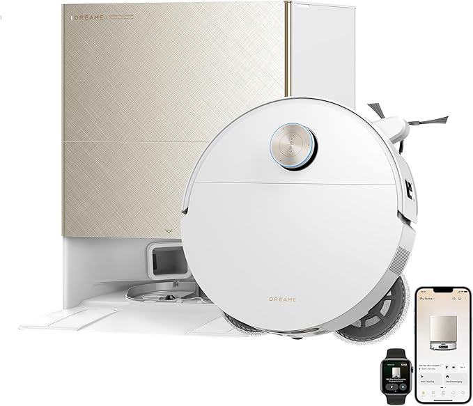 DREAME X60 Max Ultra Complete Robot Vacuum and Mop, Ultra-Thin Design, 35,000Pa Suction, Self Emp... | Amazon (US)