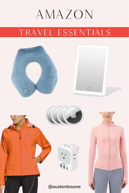 My travel essentials for long haul flights and outdoorsy trips! We went to New Zealand and I’m so glad that I had all of these with me including the inflatable neck pillow and the light up mirror  

#LTKtravel #LTKfindsunder50