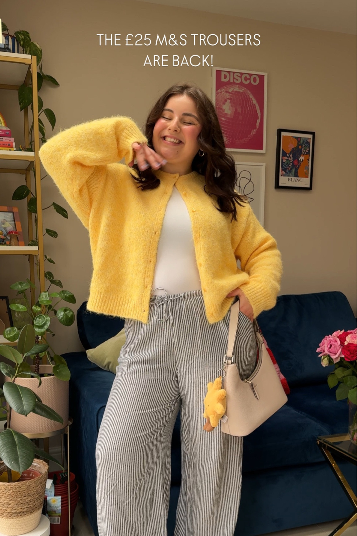 The £25 M&S striped trousers are BACK!🤭 I wear a 16 Short and I’m 5’4 💖🌷


Striped trousers, marks and Spencer trousers, elasticated waist trousers, yellow cardigan, spring outfit, midsize spring outfit, casual spring outfit 

#LTKspring #LTKuk #LTKmidsize