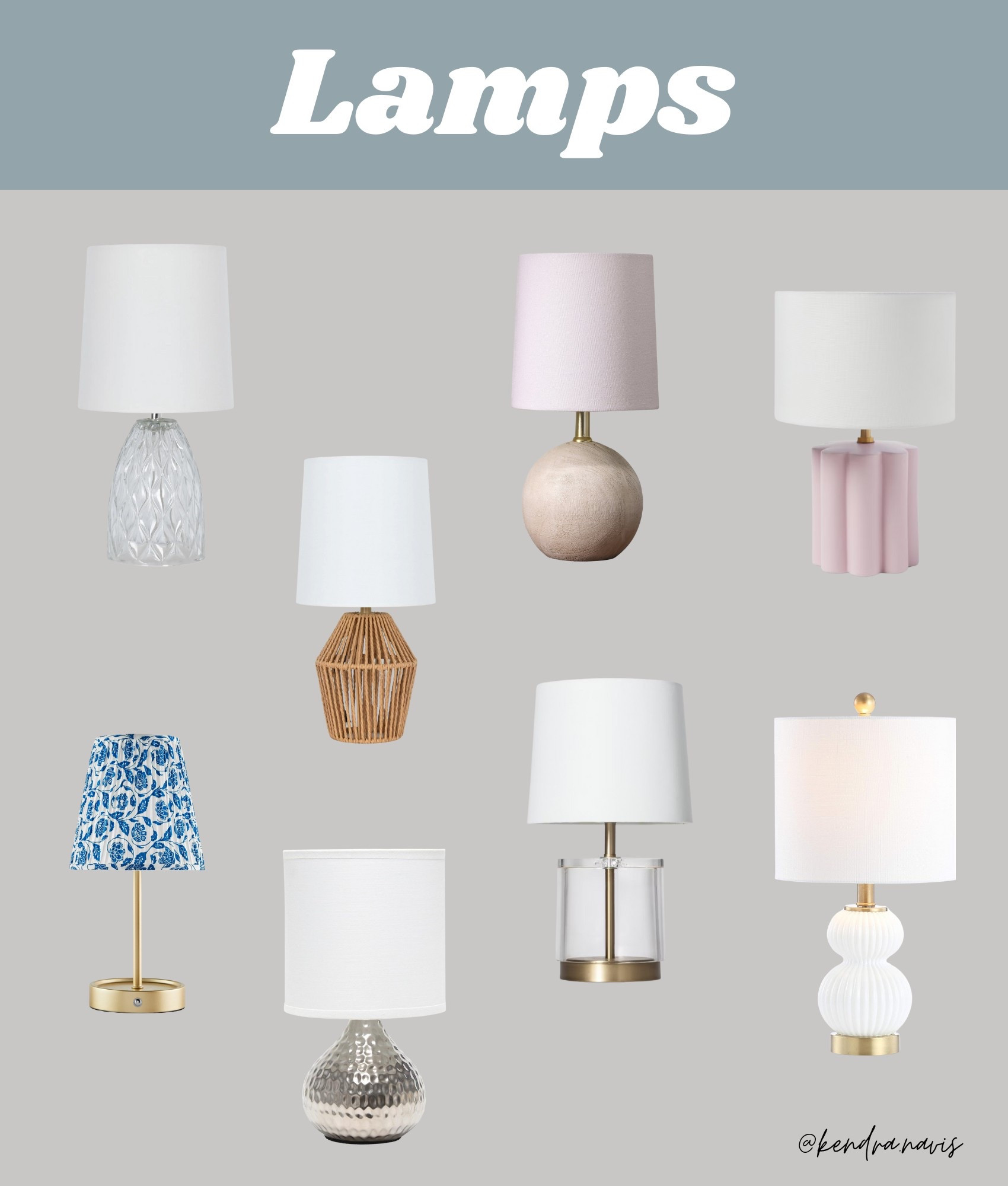 Lamps - Home Decor Finds, Affordable Living Room/Bedroom Decor, Modern Farmhouse, First Apartment Shopping, College Dorm, Home Renovations 

#LTKFindsUnder50 #LTKHome