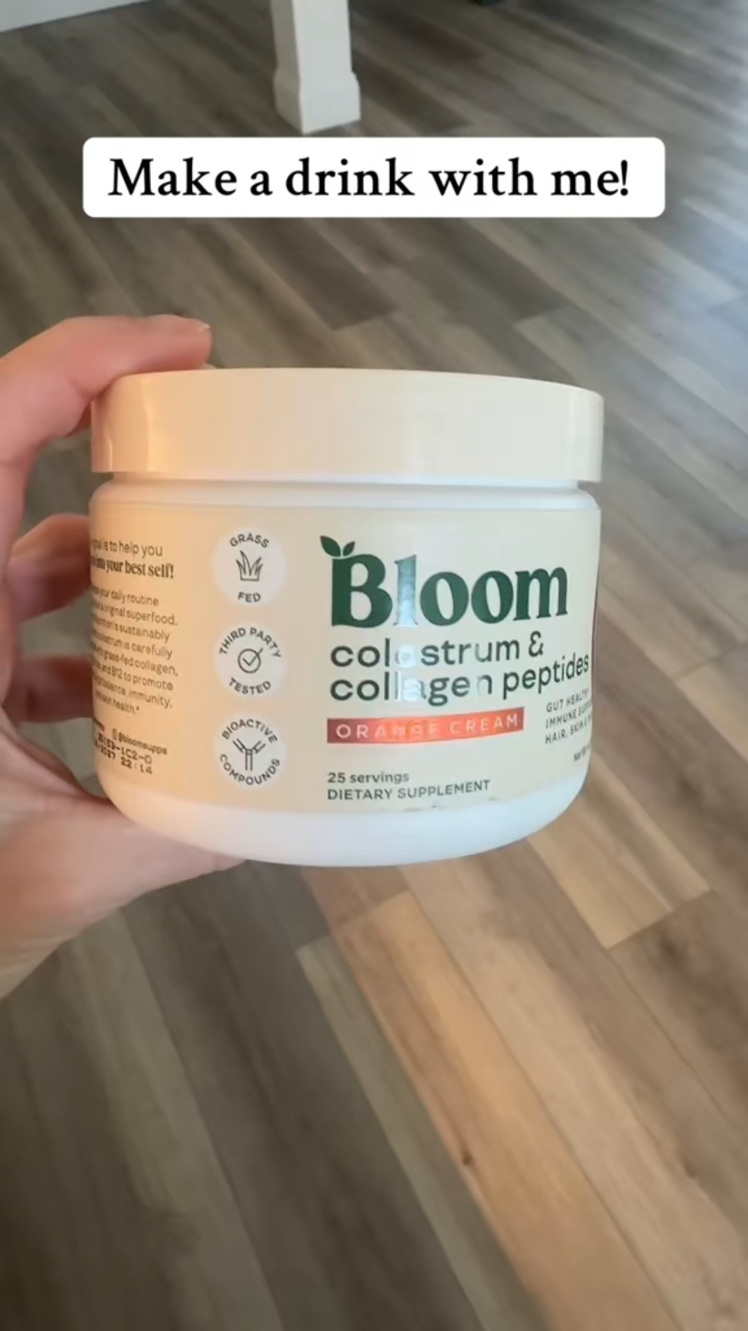Bloom colostrum AND collagen orange creamsicle! Yummm! 😋 #bloom 

#LTKmorningroutine #LTKdayinmylife #LTKfitnessgoals