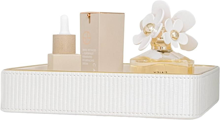 ZHEM Decorative Leather Catch All Key and Wallet Tray for Key Bowl Entryway Table or Desk Organiz... | Amazon (US)