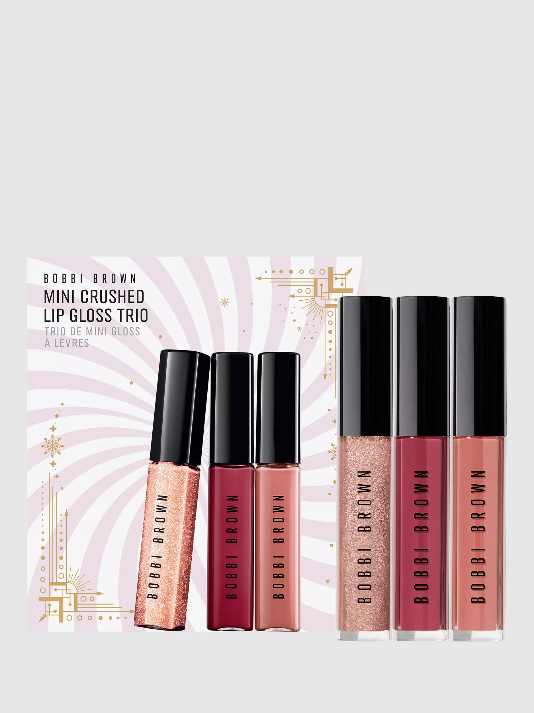 Bobbi Brown Mini Crushed Lip Gloss Trio Holiday Makeup Gift Set | John Lewis (UK)