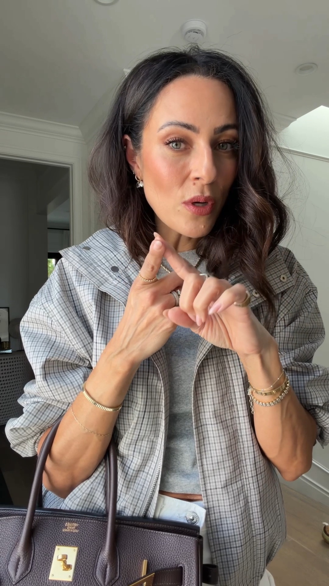 5 items you’re going to want for fall, high risk of selling out IYKYK! You’ve been warned! 
Plaid jacket XS
Brown jacket XS but I wish I sized up! 
Satin pants XS
White pants 2, tts
Denim 25, tts

#LTKOver40 #LTKSeasonal