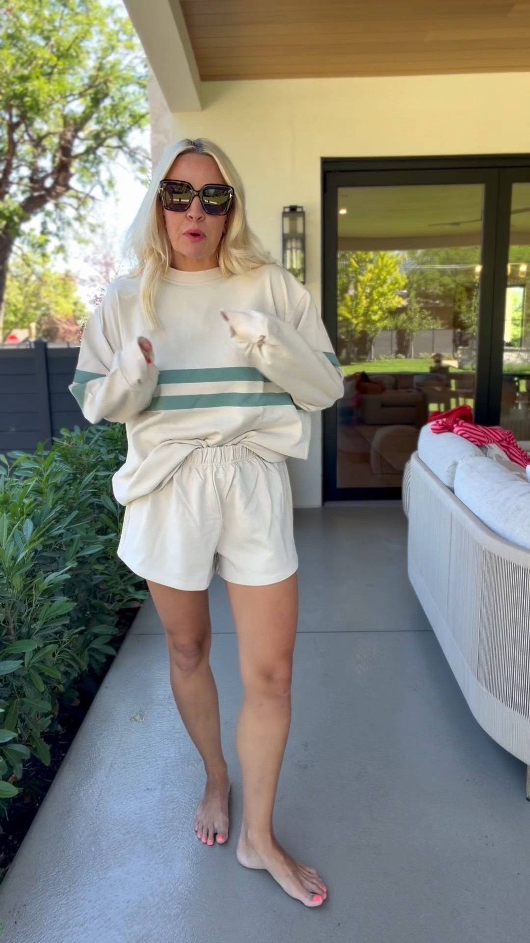 This is the perfect sweatshirt set for summer because it’s French terry on the inside and so lightweight! Size M

#LTKootd #LTKgrwm #LTKmomlife