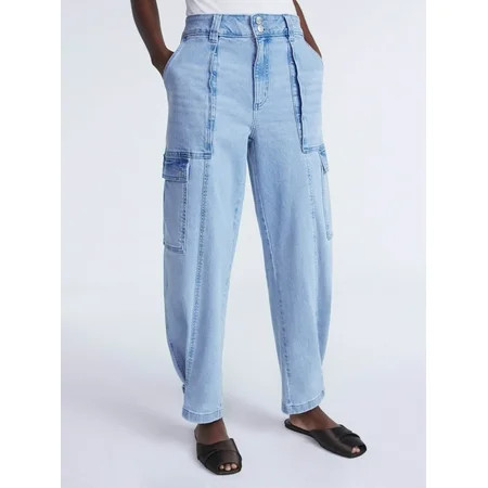 Scoop Women’s and Women’s Plus Utility Cargo Jeans, Sizes 0-26 | Walmart (US)