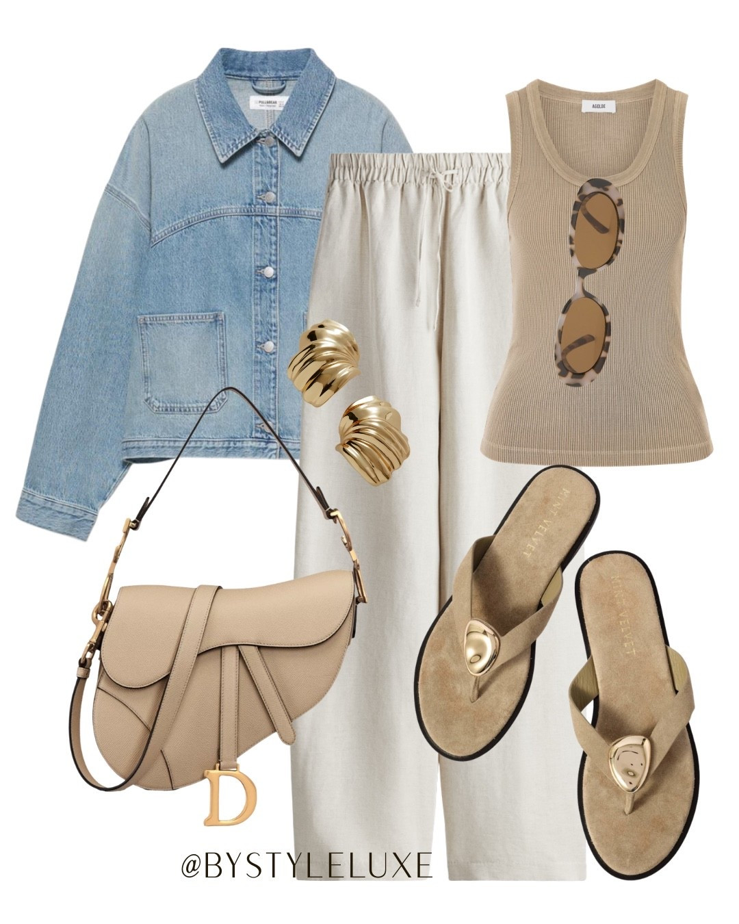 BLUE DENIM - Everyday denim jacket styled with my fave linen trousers and these beige suede sandals. Perfect for everyday or travel outfit 

#LTKeurope #LTKspring #LTKshoes