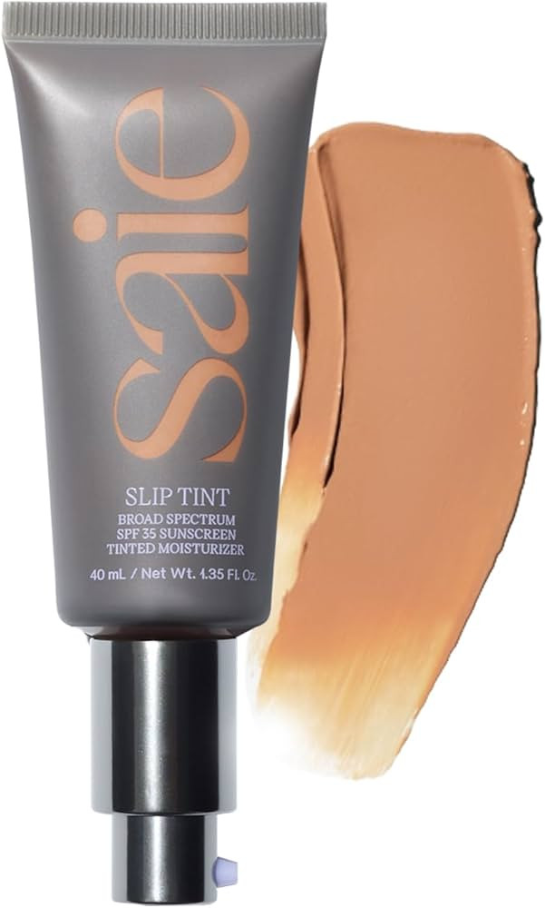 Saie Slip Tint Tinted Moisturizer with SPF 35 - Light Coverage, Glowy Skin Tint & Mineral Sunscre... | Amazon (US)