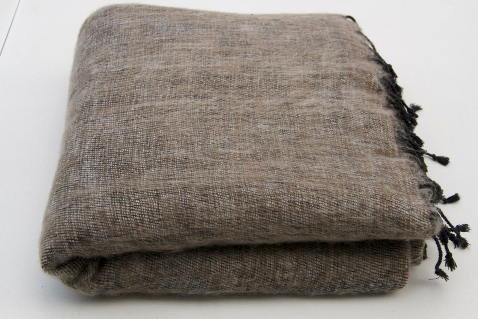 Brown Yak Wool Blanket Soft Throws Scarf Large Elegant Travel Shawl Wrap Himalayas Nepal Handwove... | Etsy (US)