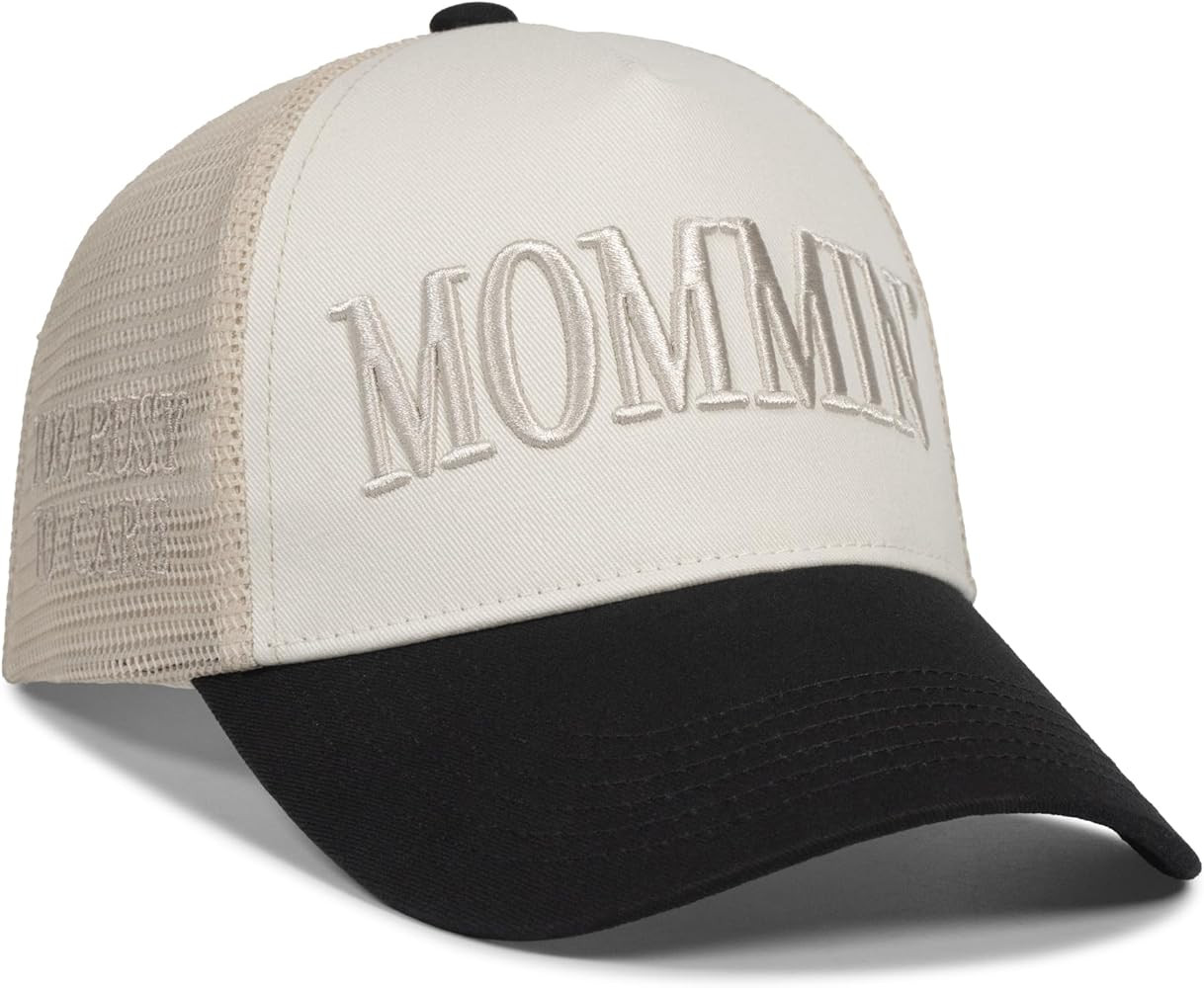 Mommin Trucker Hat for Women，Vintage Embroidered Baseball Cap，Mom Essentials Funny Gifts for ... | Amazon (US)