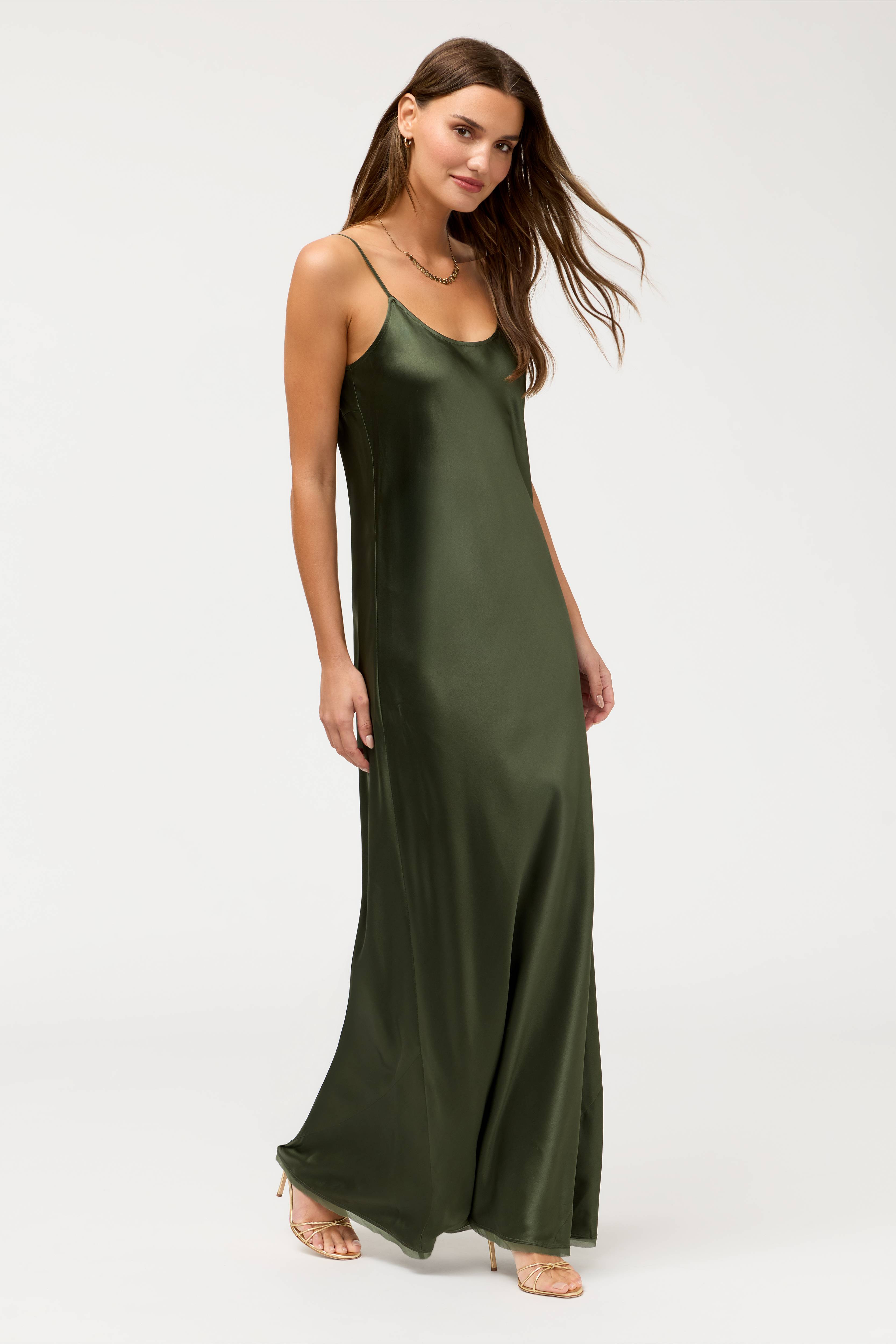 ESSENTIALS SILK SLIP DRESS | Johnny Was