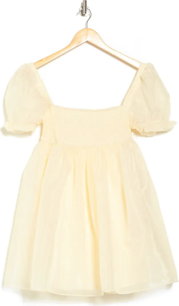 We Wore What Puff Sleeve Organza Mini Dress | Nordstromrack | Nordstrom Rack
