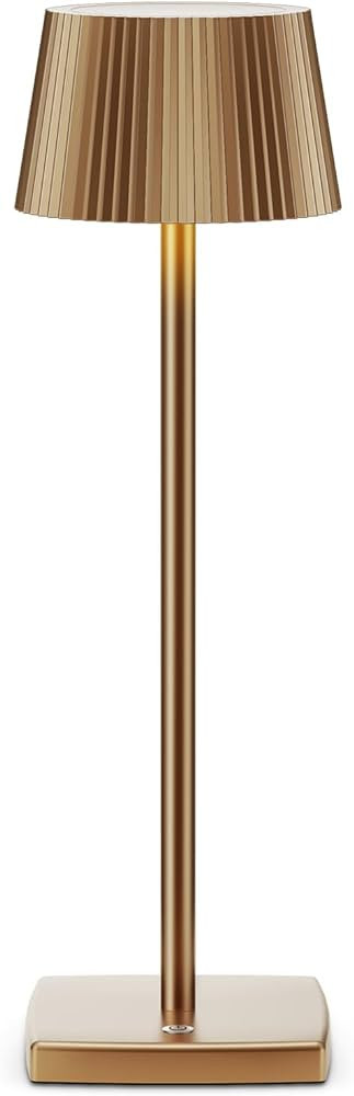 Cordless LED Table Lamps, Rechargeable 5000mAh Battery Operated Waterproof Desk Lamp 3 Colors Ste... | Amazon (US)